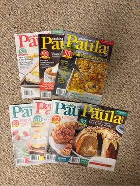 Lot of 7 Cooking with Paula Deen Magazines